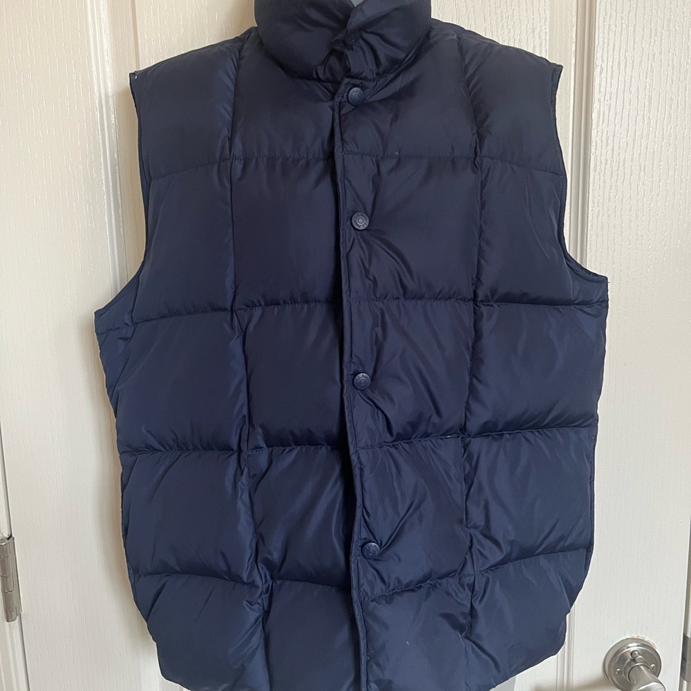 LL Bean Vintage Goose Down Quilted Puffer Vest